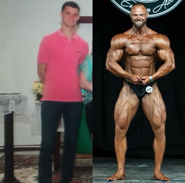 Transformação de Jonathan Oechsler — antes e depois
